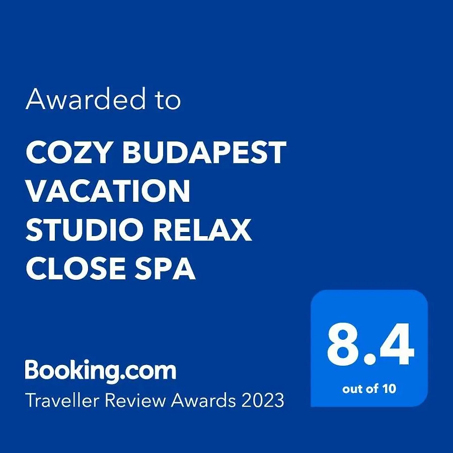 Cozy Budapest Vacation Studio Relax Close Spa 0*,